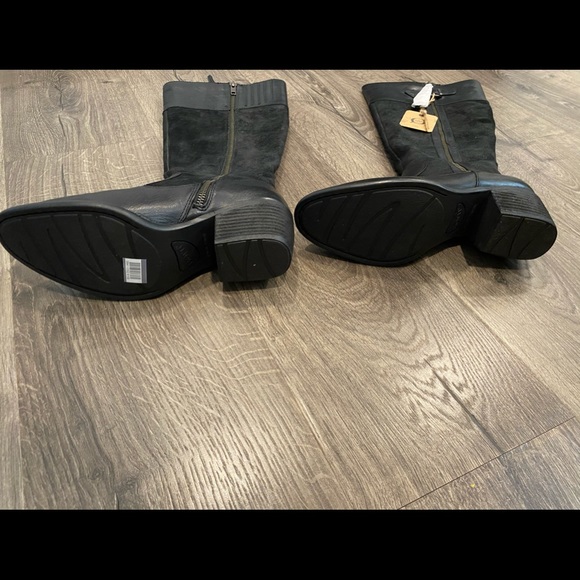 NEW Born Uchee Knee High Black Suede Leather Boots Size 7 - Picture 6 of 8